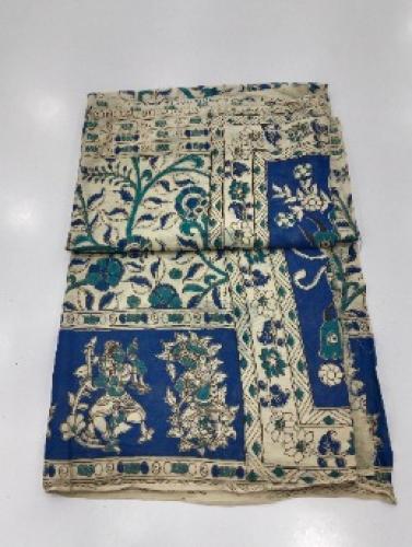KALAMKARI PRINTED COTTON SAREE